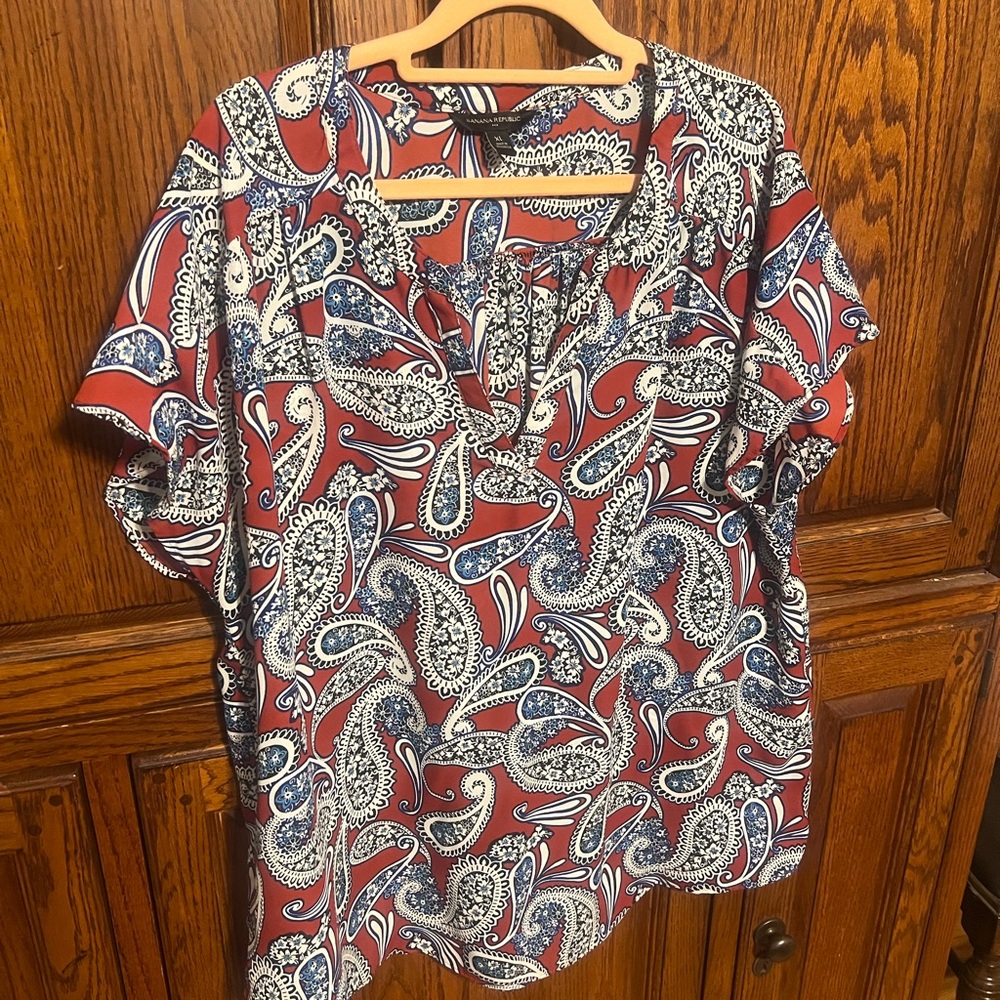 Paisley Print Women's Top